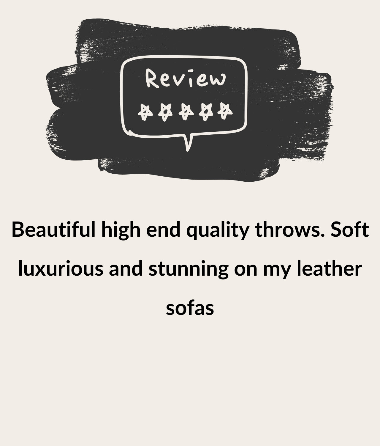 Black Fur Throw
