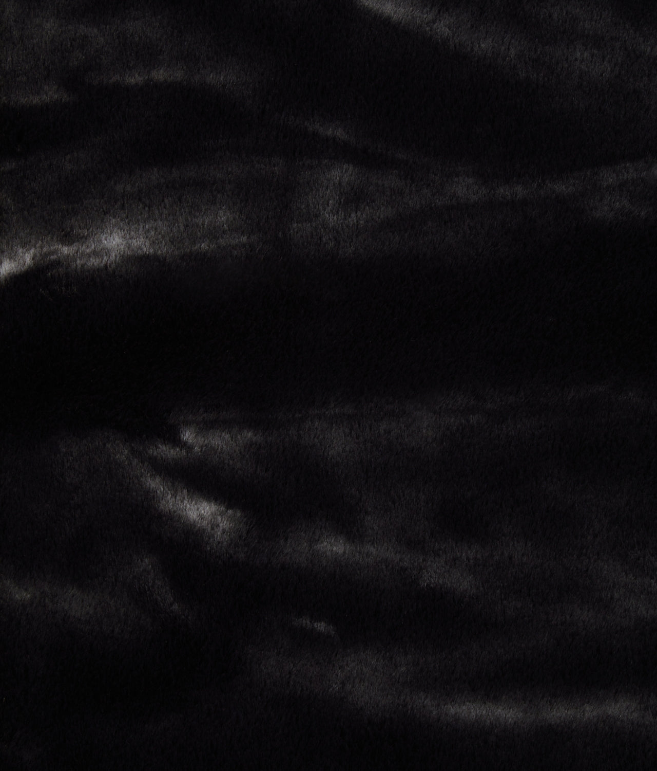 Black Fur Throw