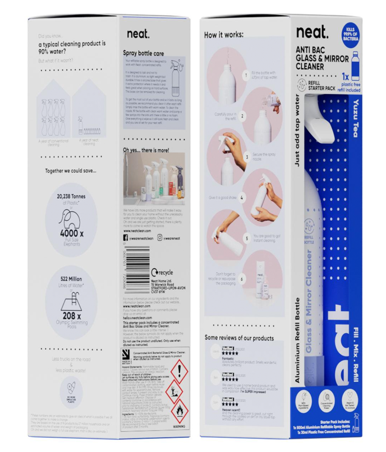 Neat Anti-Bac Glass & Mirror Cleaner