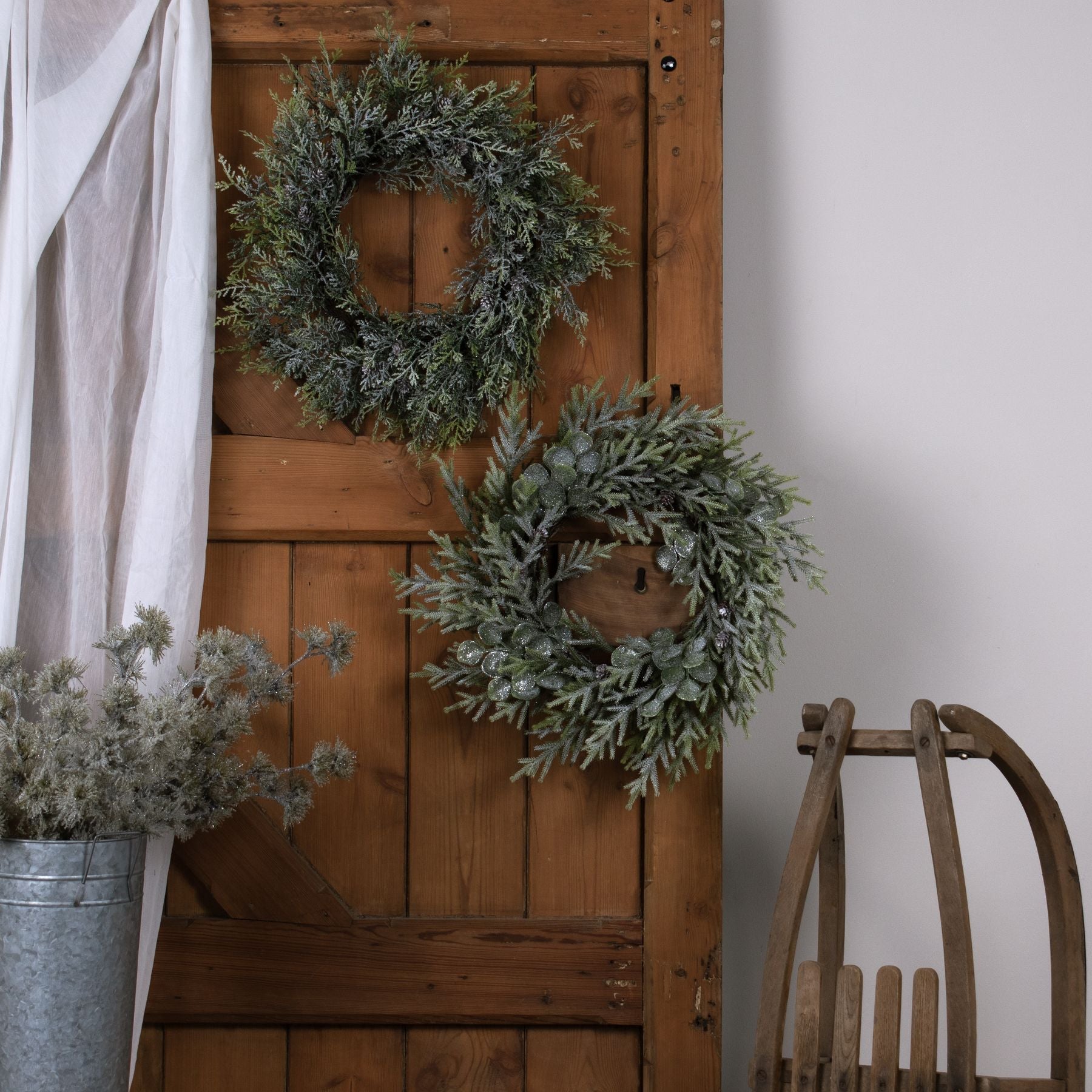 Frosted Pine Wreath