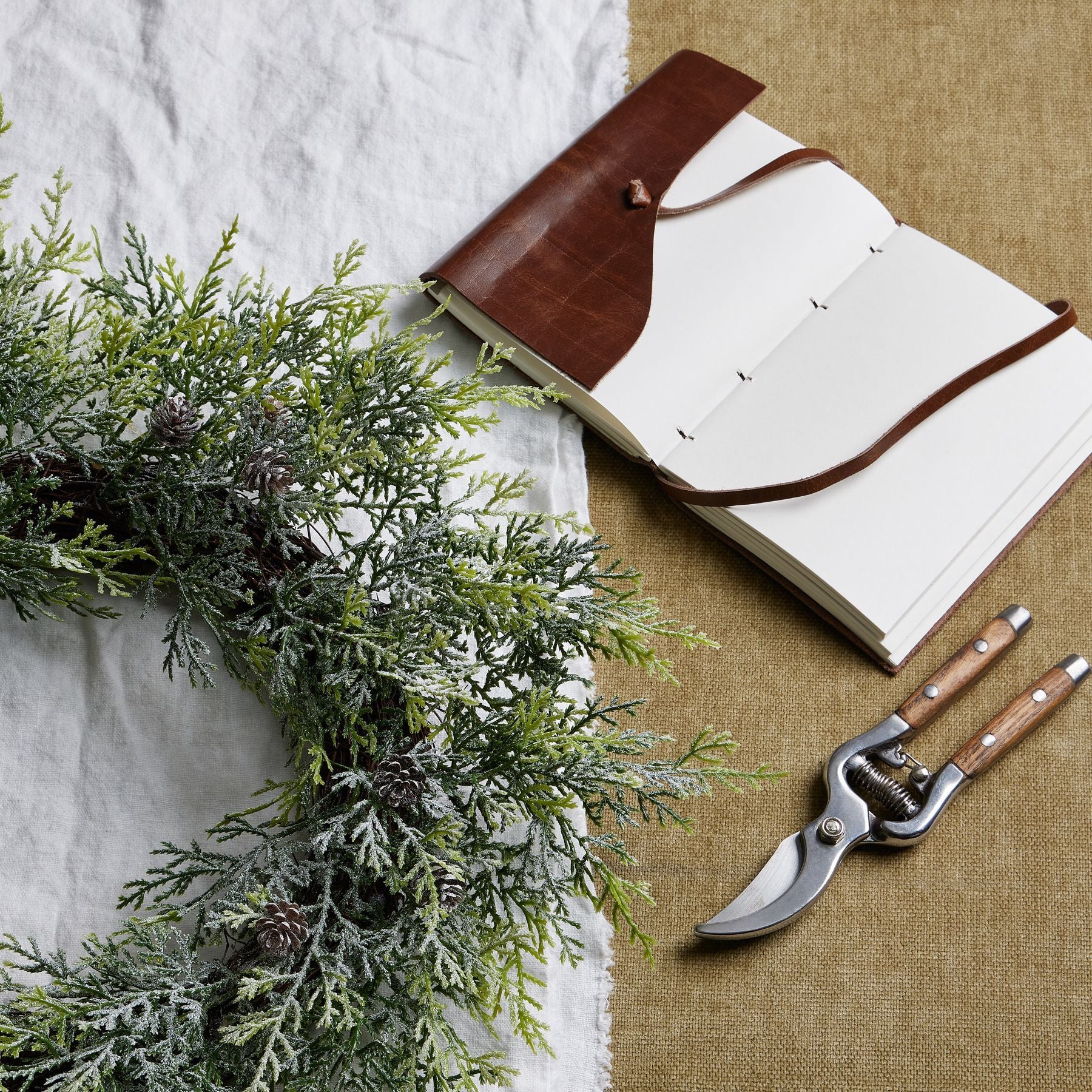 Frosted Pine Wreath