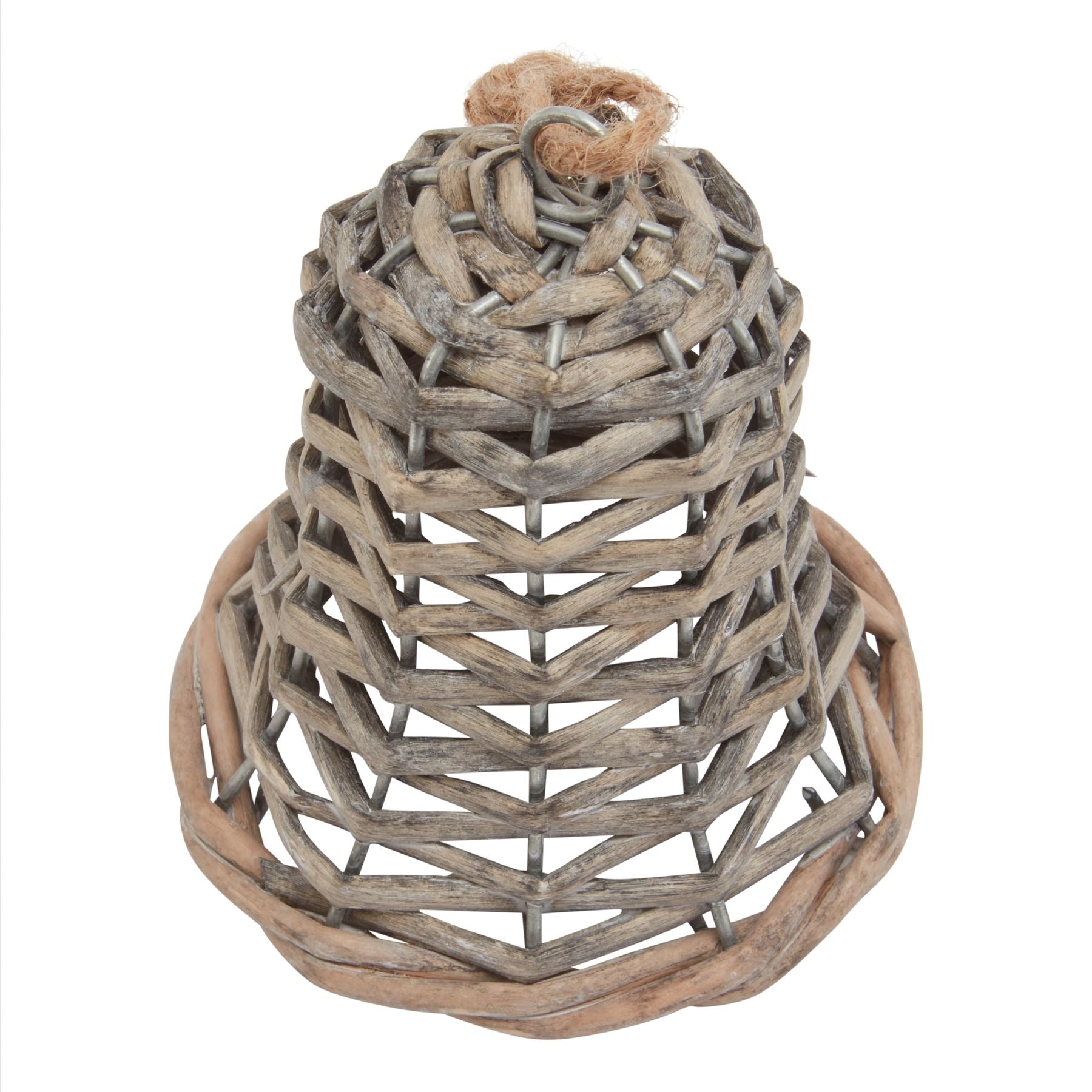 Small Wicker Bell Decoration