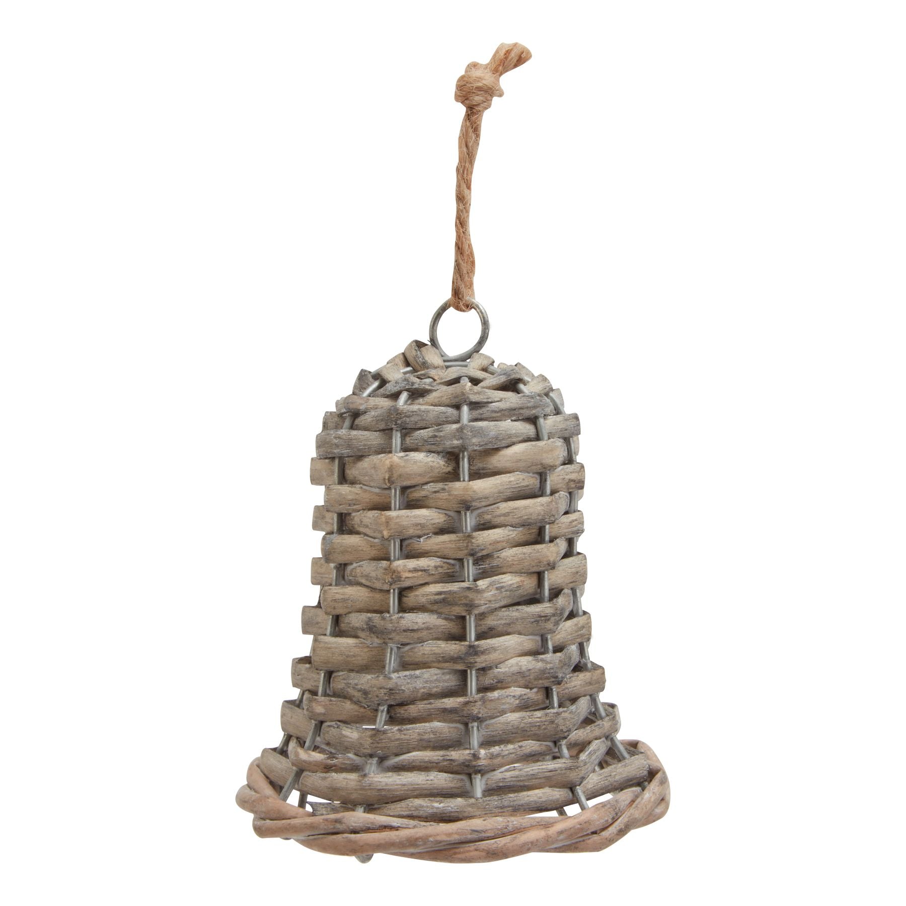 Small Wicker Bell Decoration