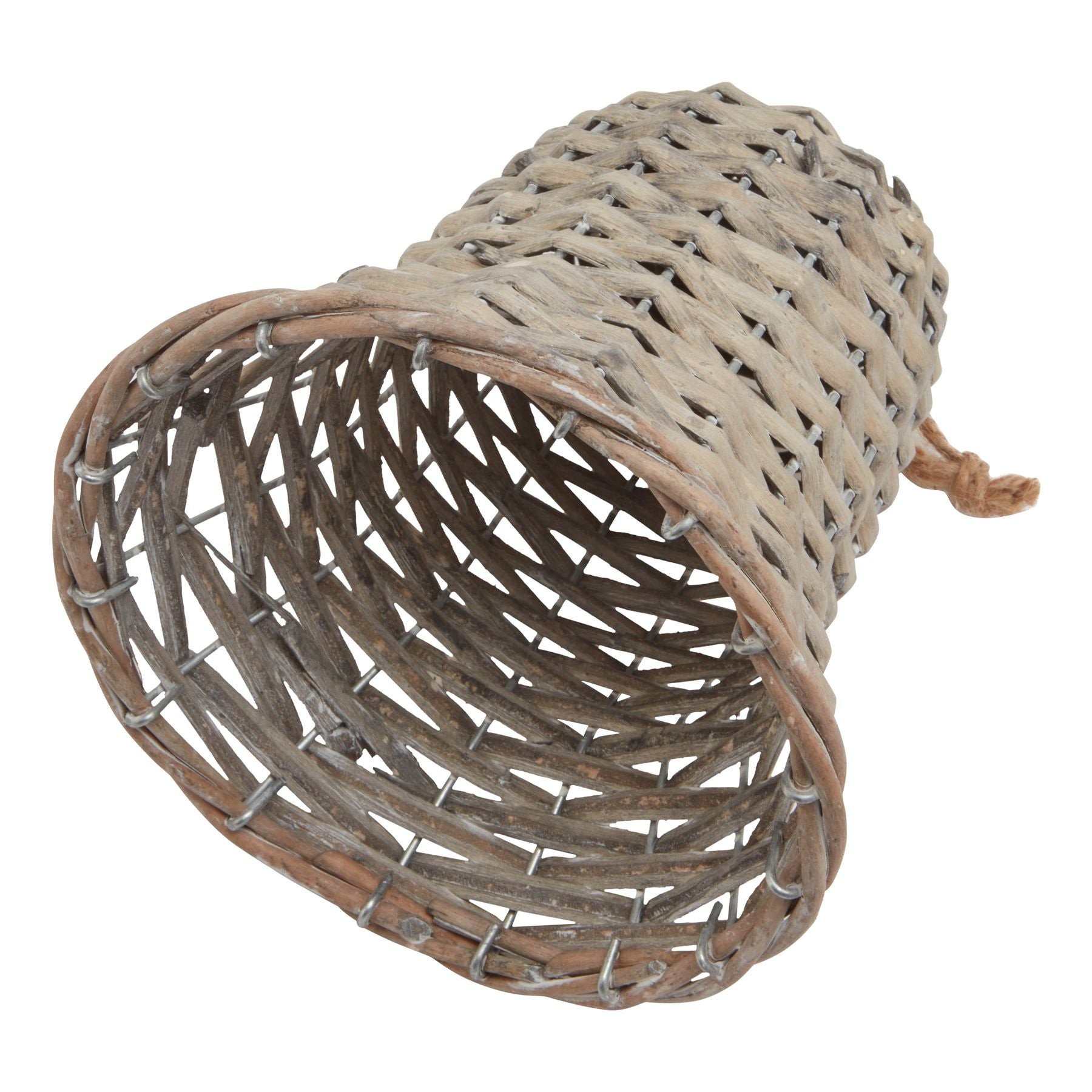 Large Wicker Bell Decoration