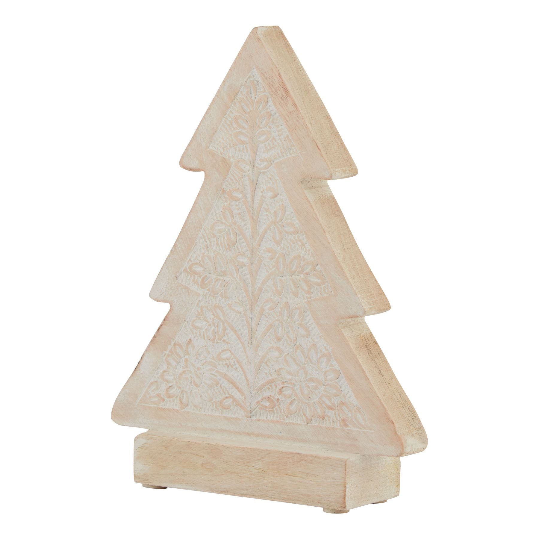 White Wash Wooden Tree