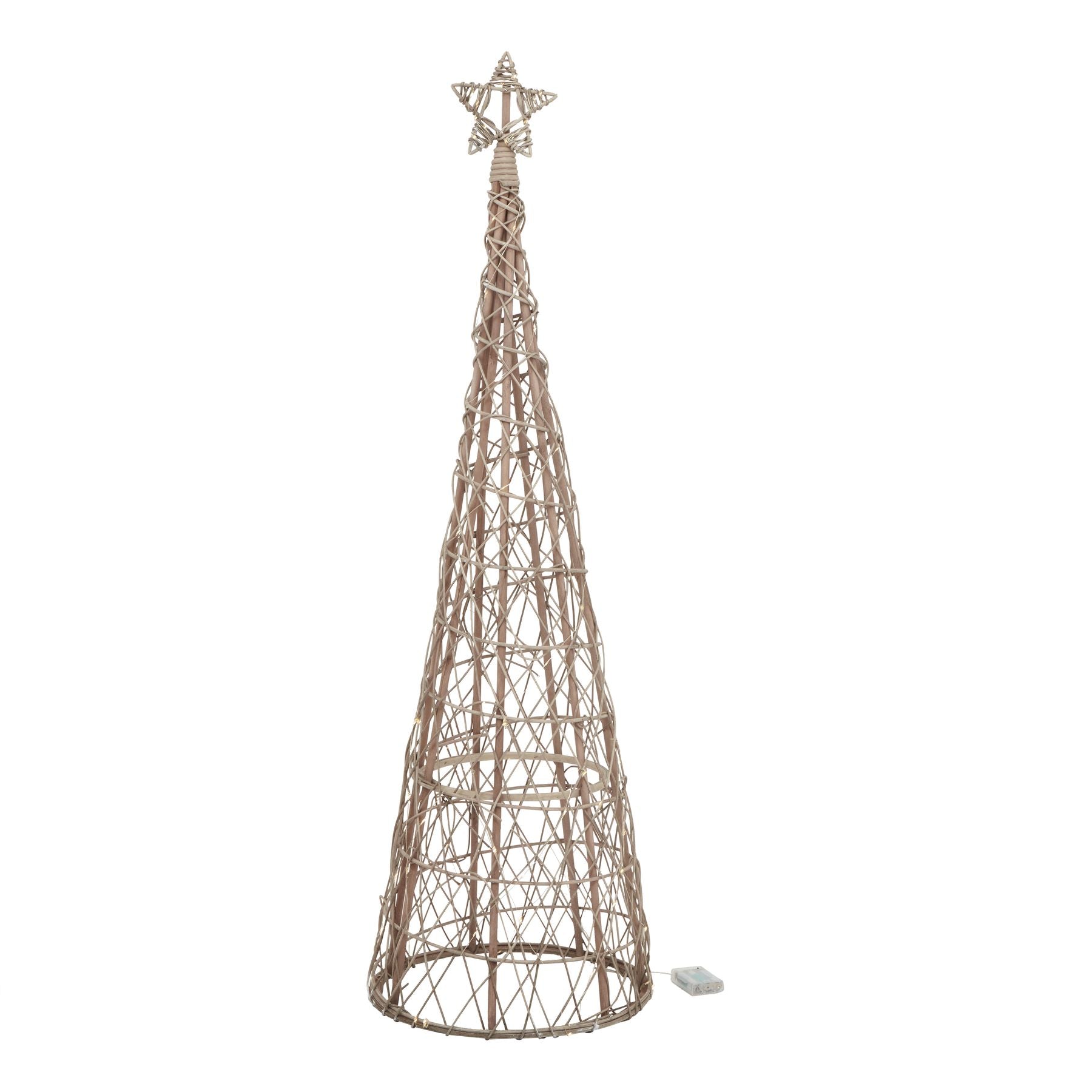 Large Wicker Christmas Tree