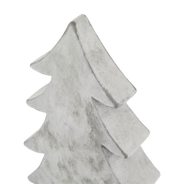 Iced Wooden Tree Ornamen