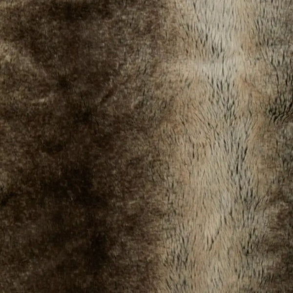 Mocha Ombre Fur Throw