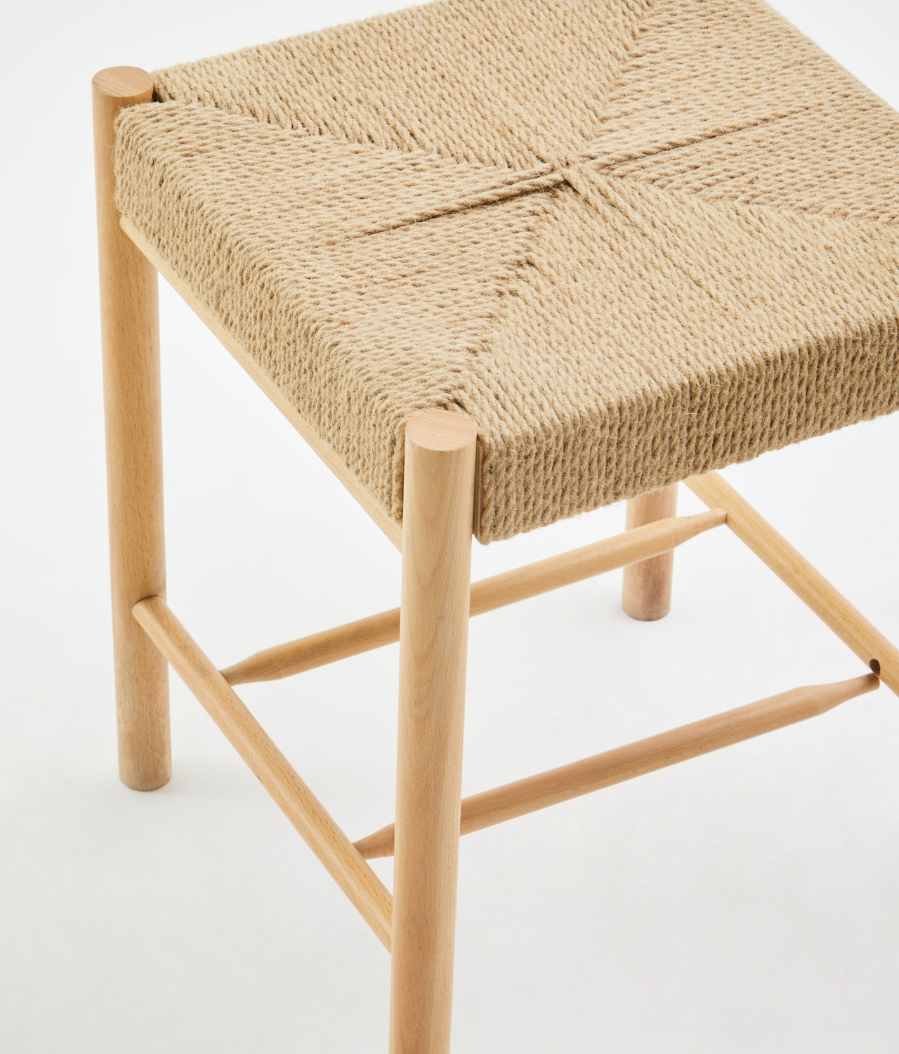 Oliver Natural Wood Stool