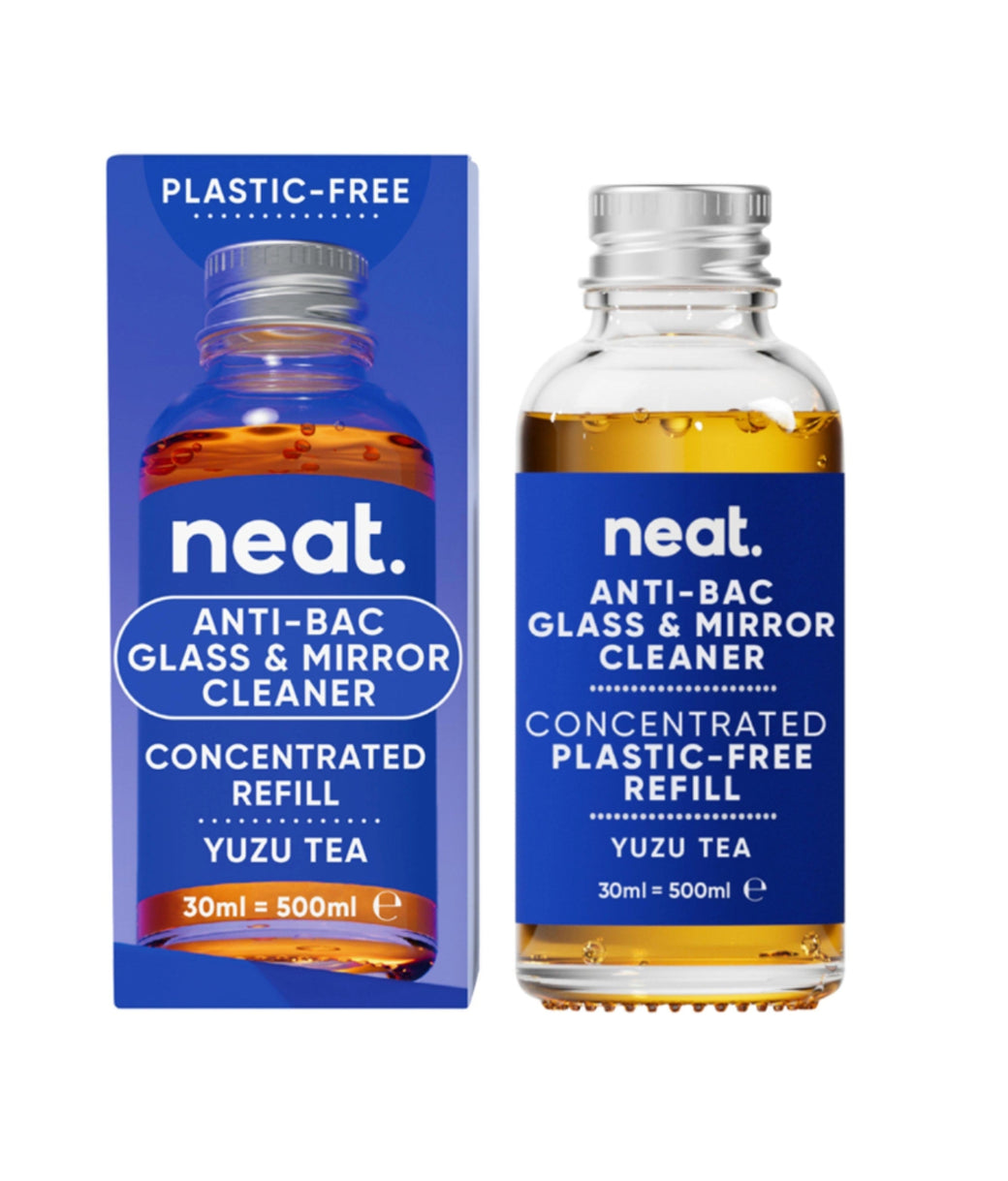 Neat Anti Bac Glass & Mirror Cleaner Concentrated Refill Yuzu Tea 30ml